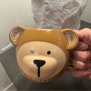 Starbucks Bear Bearista Brown Ceramic Mug Cup